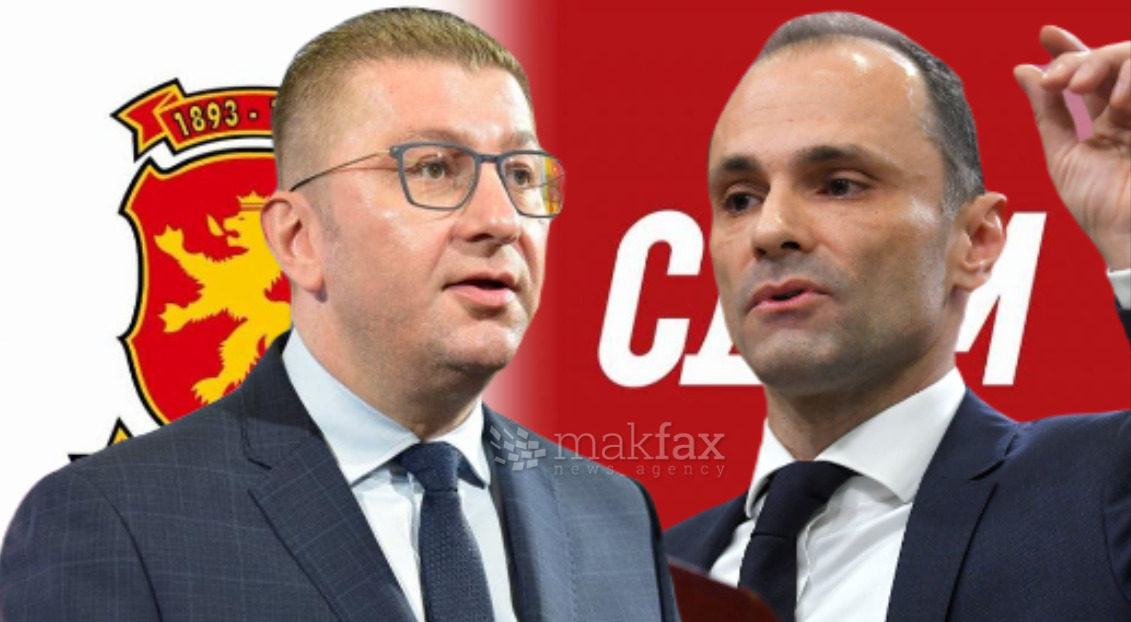 Додека Мицкоски измислува странски служби и хибридни напади, неговиот министер Тошковски јавно го демантираше, велат од СДСМ