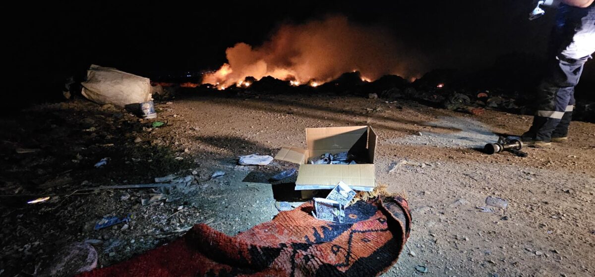 Изгаснат пожарот во депонијата во Арачиново