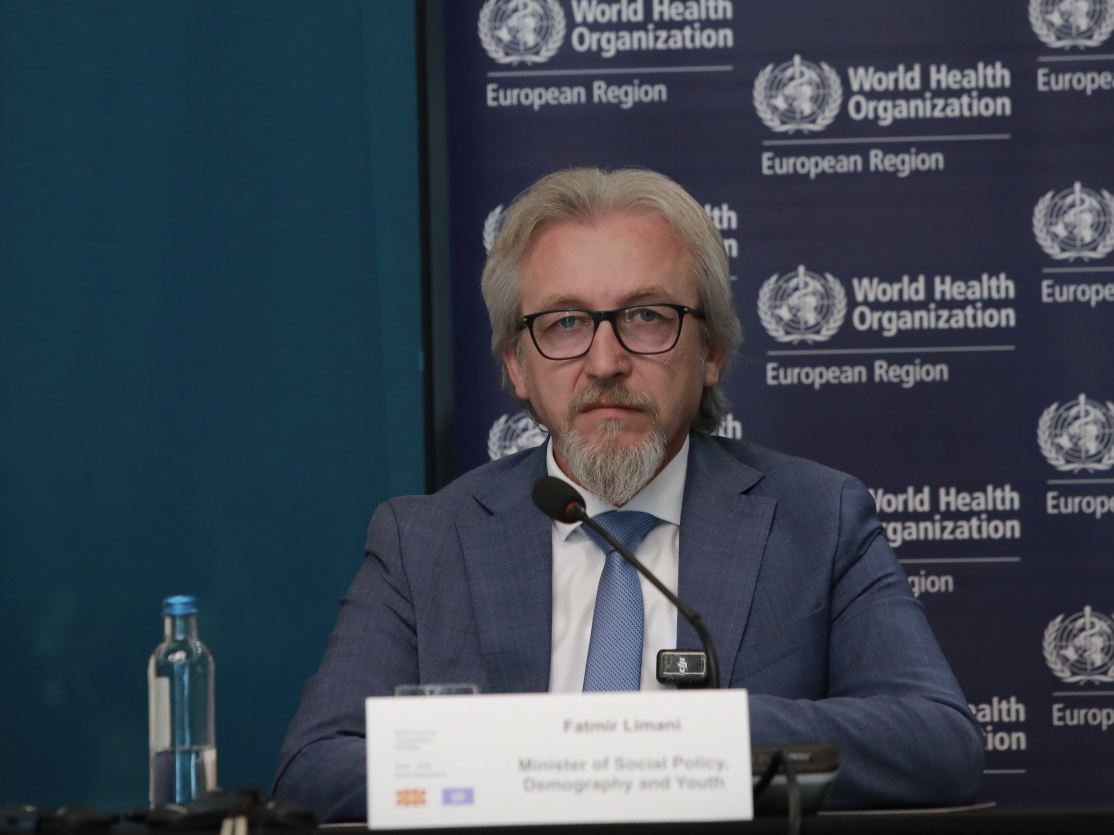 Лимани: Наша заедничка заложба е општество во кое здравјето и социјалната заштита одат „рака под рака“