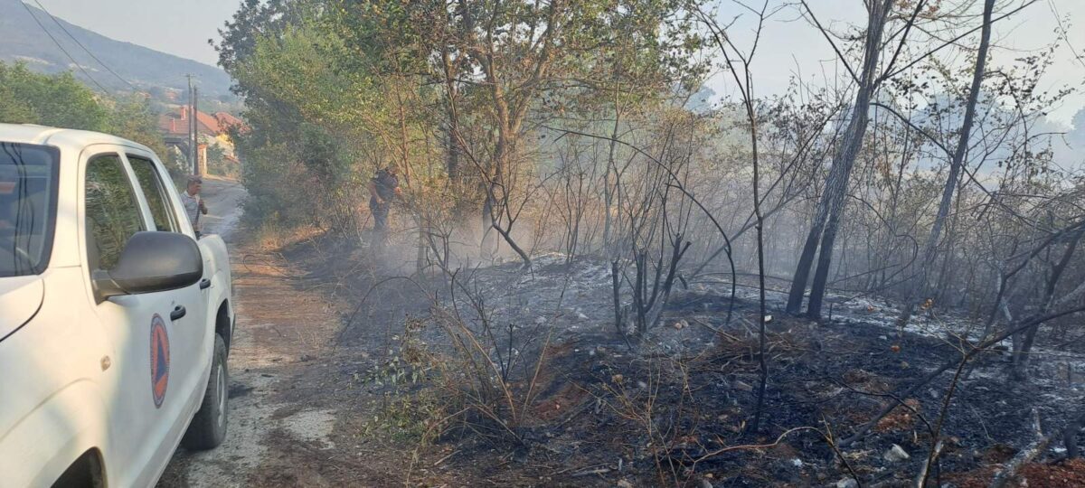 Три активни пожари во државата, еден под контрола, а 27 се изгаснати