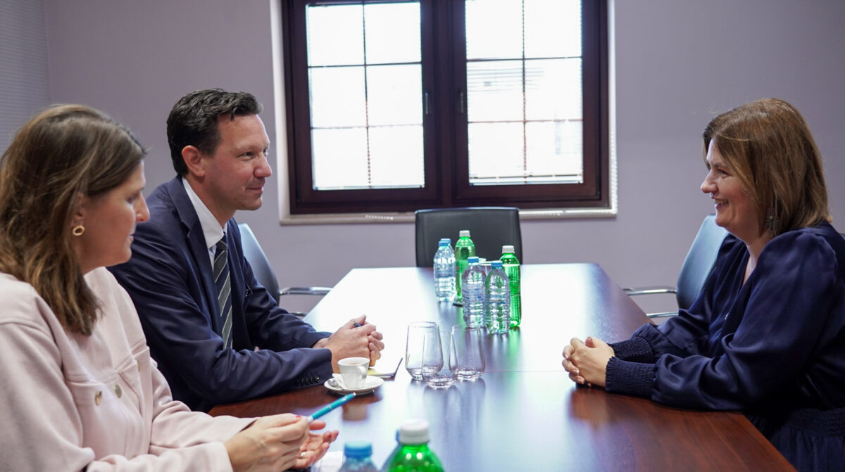 Божиновска со амбасадорот Сулстром: Шведска поддршка за енергетски реформи и инфраструктурни проекти во Македонија