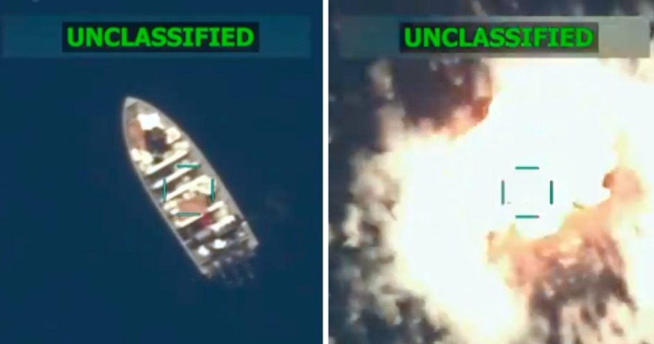 (Видео) Американската војска нападна брод, вели дека превезувал дрога: четворица мртви