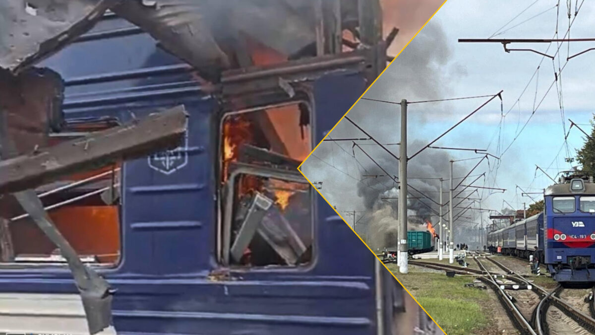 (Видео) Десетици повредени по руски напад врз железничка станица во Украина