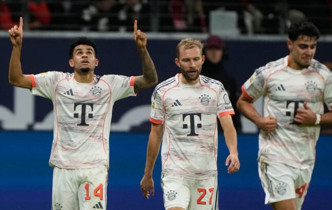 (Видео) Дијаз погоди во 15-та секунда, Баерн се прошета низ Франкфурт