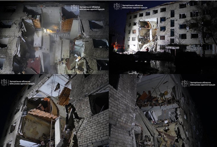 (Видео) Масовен руски напад врз Украина, лансирани дронови и ракети: оштетени се станбени згради