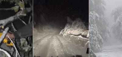 (Видео) Србија под снег: делови од земјата затрупани, патиштата блокирани