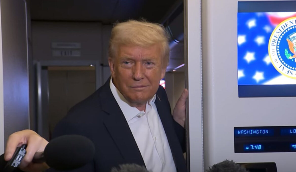 (Видео) Трамп по враќањето од Израел: „Ова беше историски ден за светот“