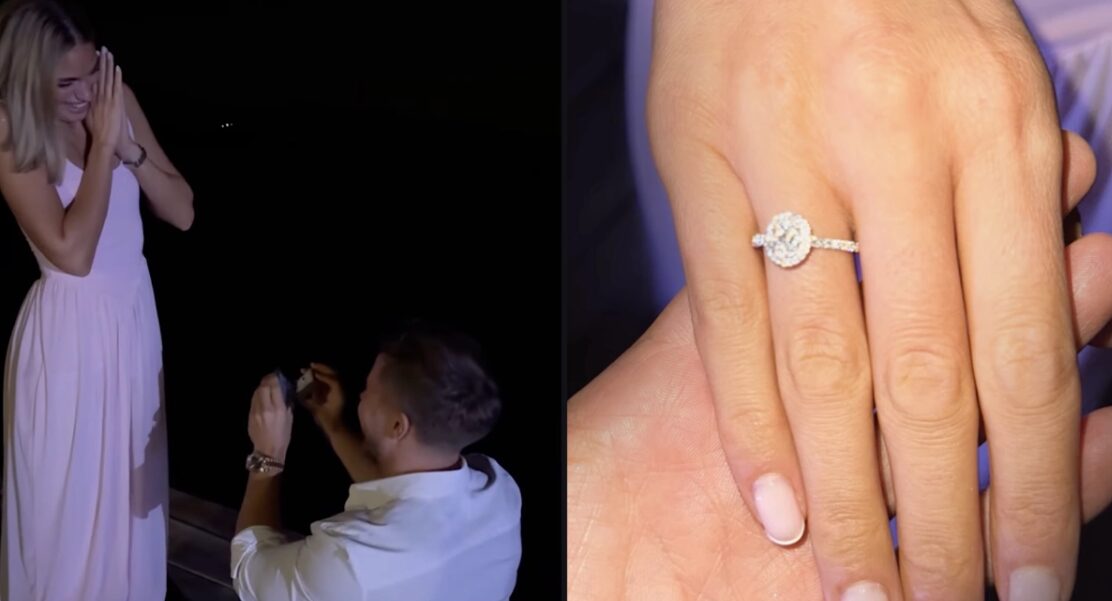 (Видео) „Моја си денес, моја си утре“: Саша Ковачевиќ се вери по десет години врска