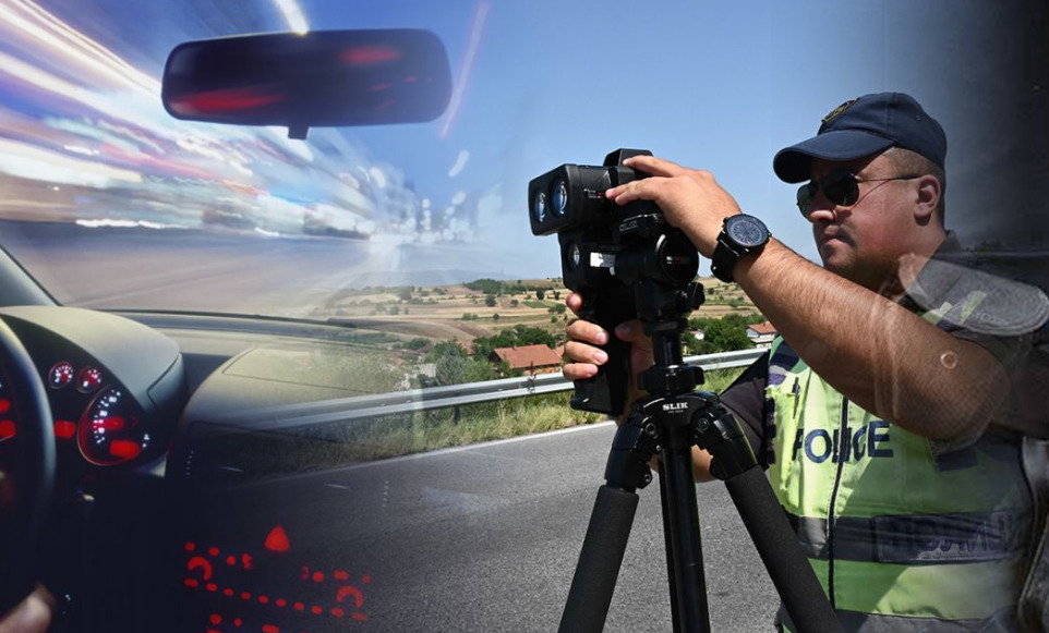 Вчера констатирани 1065 сообраќајни прекршоци, 716 за брзо возење