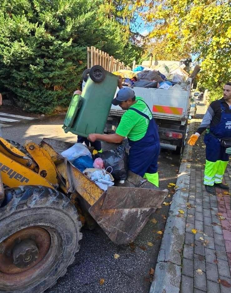 Герасимовски: Собрани три големи контејнери за кабаст отпад и 25 помали контејнери во Центар