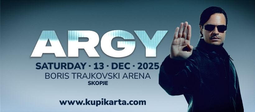 Глобалниот феномен ARGY – по Tomorrowland и Бразил, на 13 декември директно во Скопје