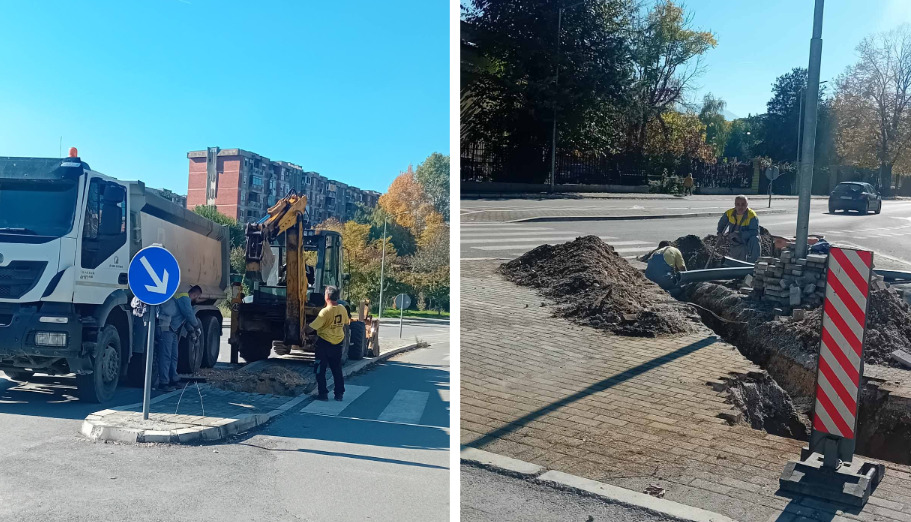 Започна поставувањето на семафори на крстосницата кај Васко Карангелевски во Аеродром