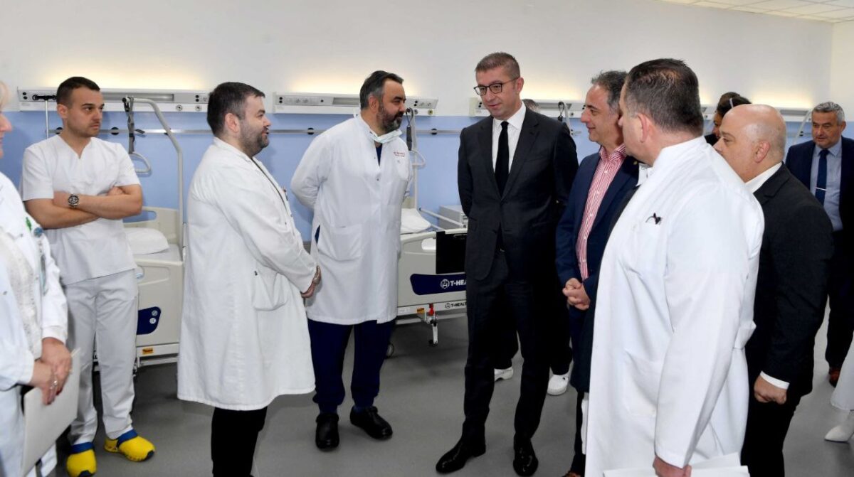 Мицкоски: Комплетно реновирано одделение на Клиниката за трауматологија