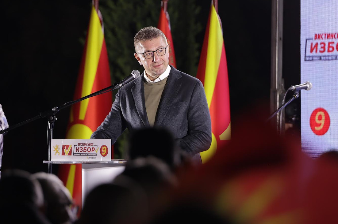 Мицкоски: Црвените линии на СДСМ и Венко се нов подарок за Бугарија