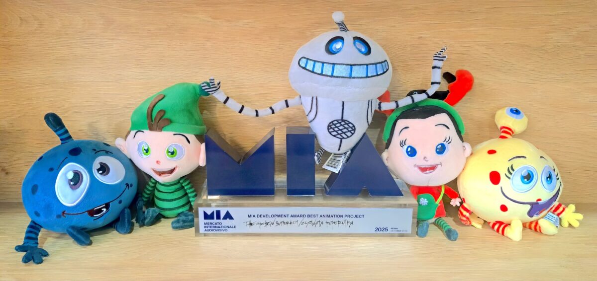 Признание од Европа за македонската анимација – „Златната пеперутка“ со Биби и Боби триумфира на MIA Market