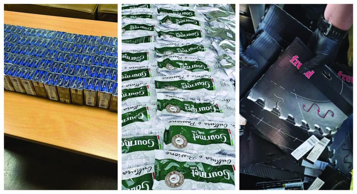 Со 43 штеки цигари тројца наши државјани сакале да летаат за Лондон, Царината им ги заплени   