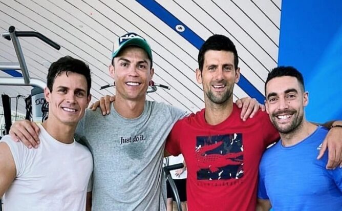 Тајна средба помеѓу Кристијано Роналдо и Новак Ѓоковиќ