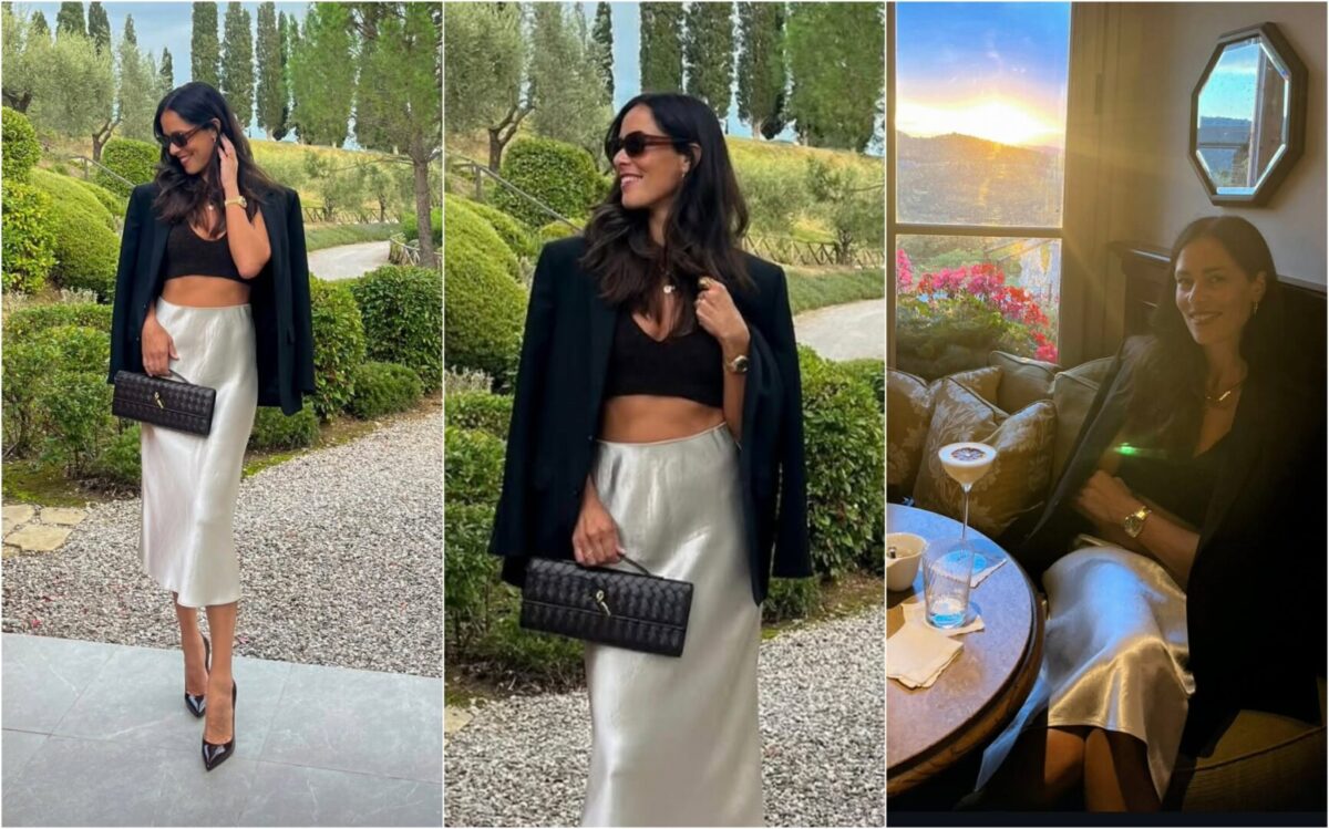 (Фото) Ана Ивановиќ елегантна во црно-бела комбинација: „Каква природна убавица“