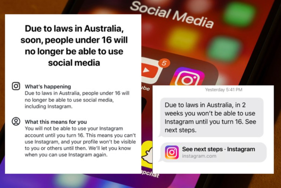 Австралија ги забрани социјалните медиуми за лица под 16 години, тие веќе добиваат известување