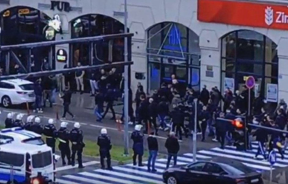 (Видео) Нови инциденти во Црна Гора: колона хрватски навивачи нападната со камења