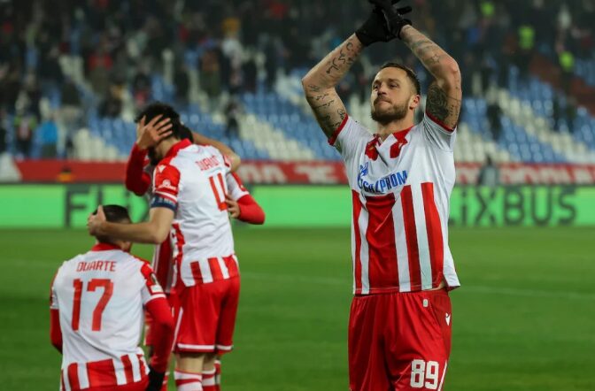 (Видео) Црвена звезда со играч помалку победи против ФЦСБ