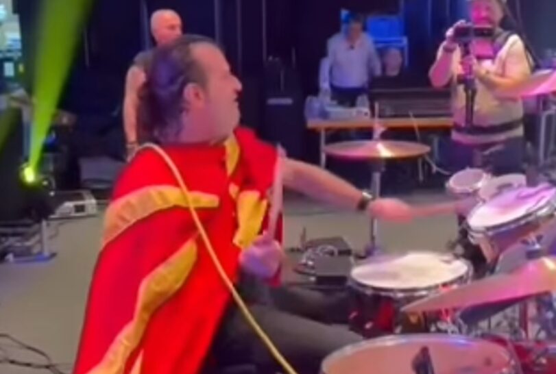 (Видео) „Ја сакам Македонија“ - Аца Лукас објави снимка од настап