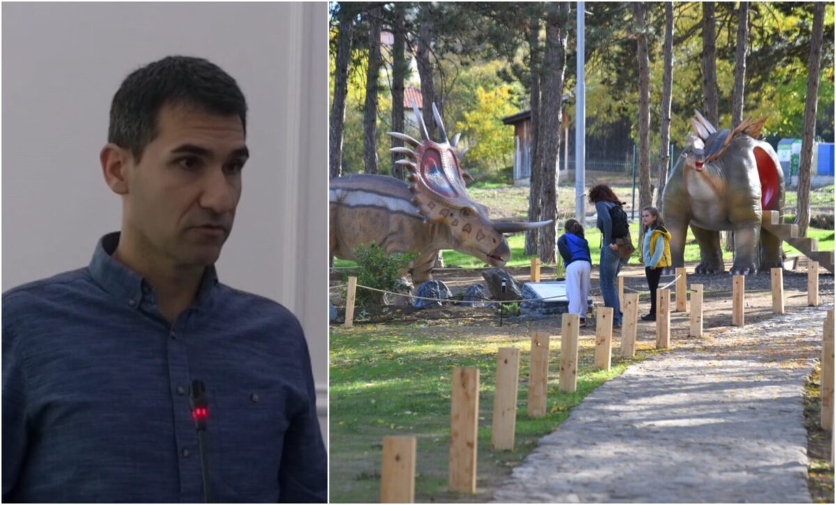 (Видео) „Јорданов се пишмани – Општина Штип ќе го продаде Дино паркот од 800.000 евра на приватен бизнисмен“, велат од партијата Левица