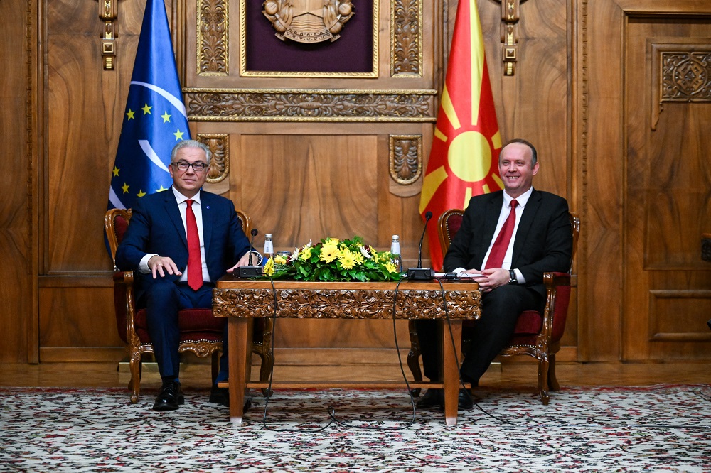 Гаши на средба со претседателот на Парламентарното собрание на Советот на Европа