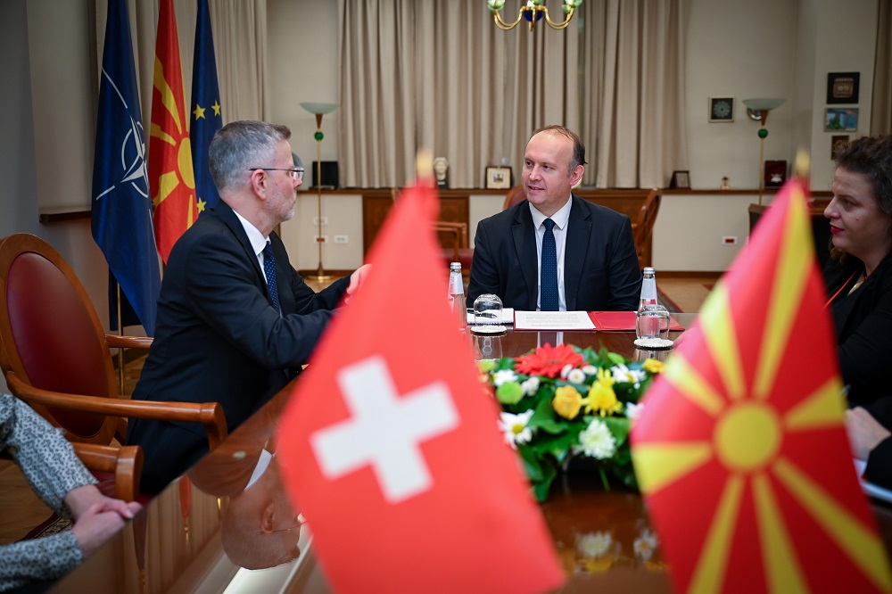 Гаши – Зомер: Македонија и Швајцарија одржуваат одлични билатерални односи