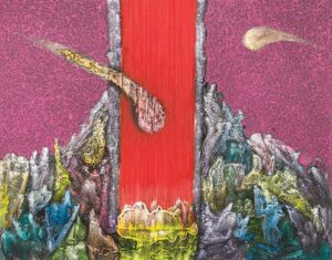 Изложба „Пурпурна имагинација“ на Сафет Спахиу во Чифте амам