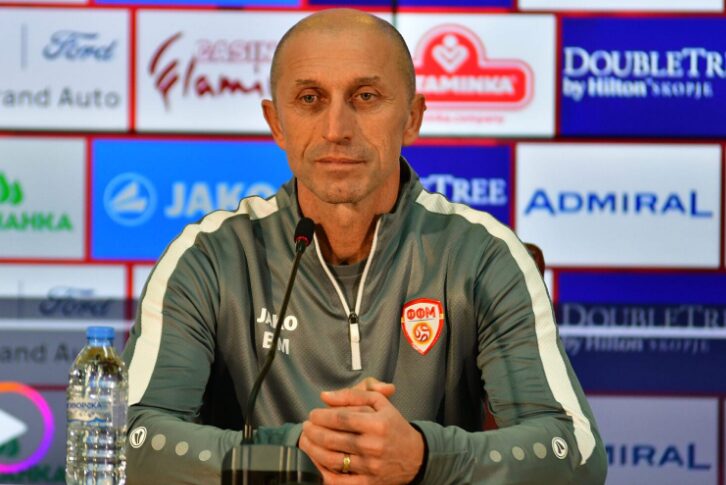 Милевски задоволен од сите фудбалери, незадоволен од состојбата на теренот