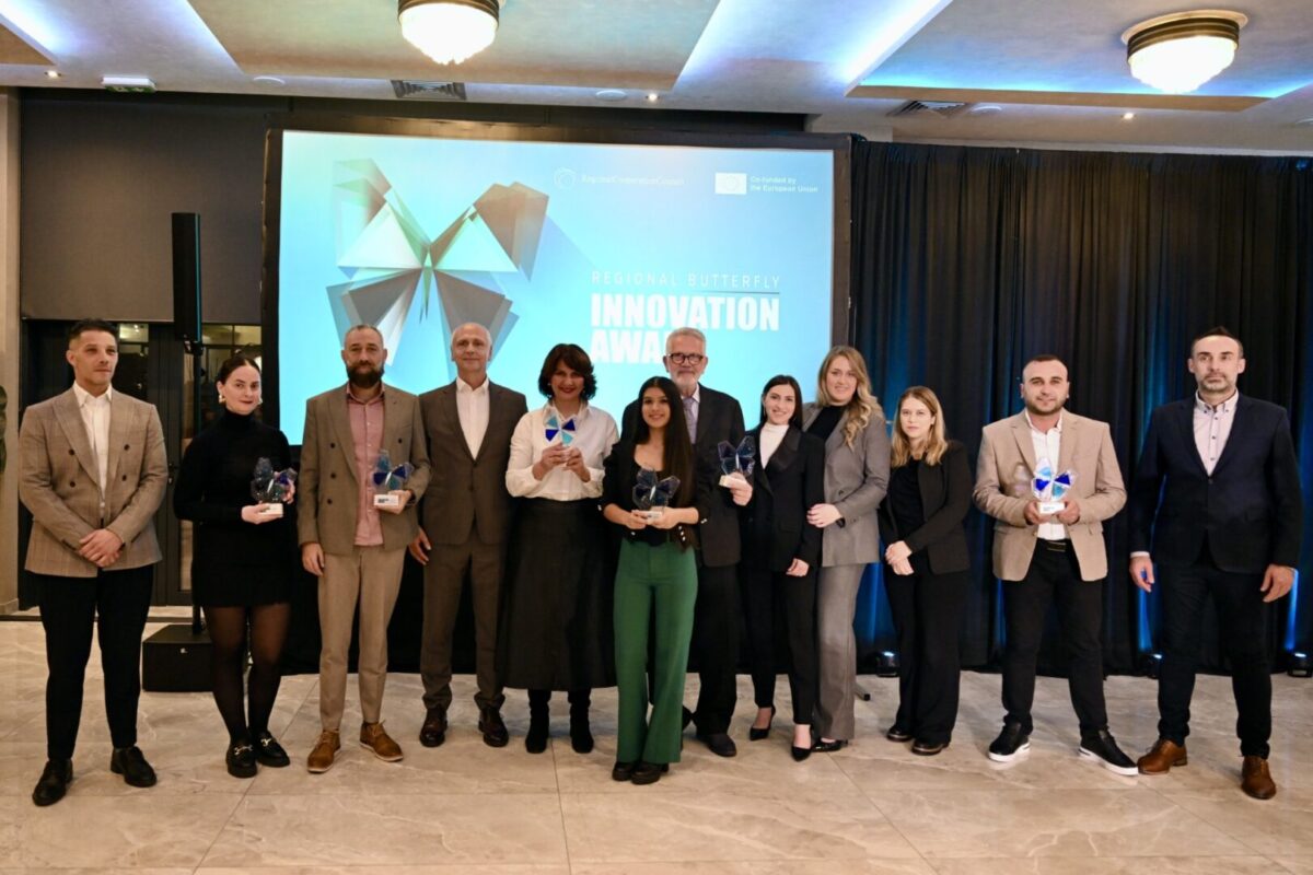 Наградите за иновации „Пеперутка“ ги слават напредните идеи од целиот Западен Балкан