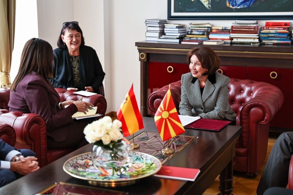 Сиљановска-Давкова: Шпанија е принципиелен поддржувач на македонските евроинтеграции