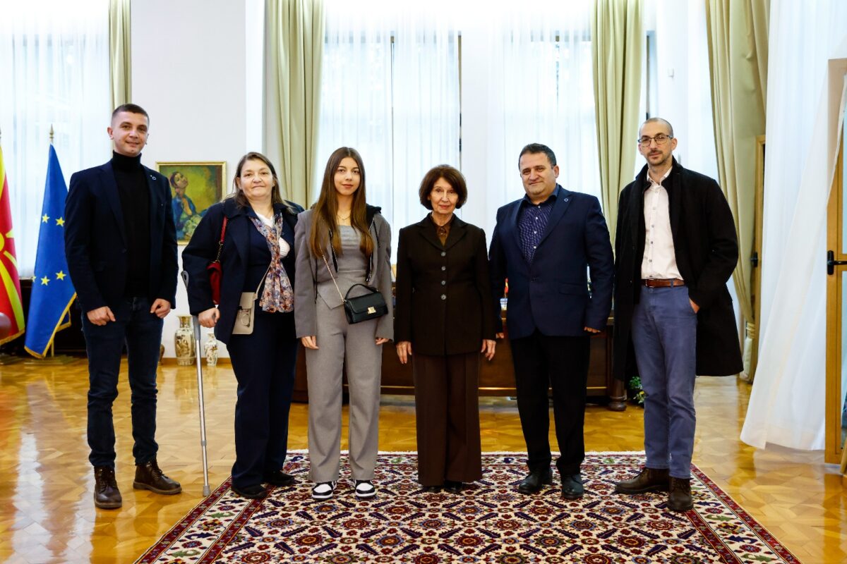 Сиљановска-Давкова прими претставници на Сојузот на здруженија на дијабетичари на Македонија