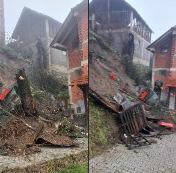 (Фото) Свлечиште во Шипковица, во опасност четири куќи