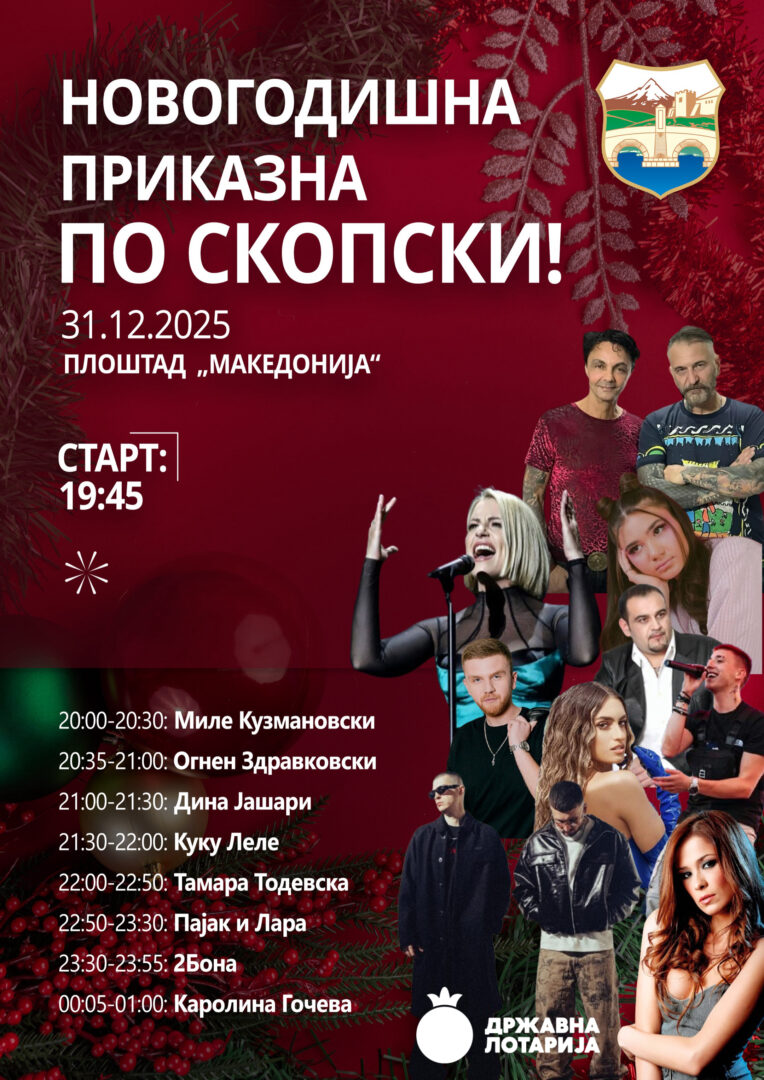 Ѓорѓиевски: Доста беше мрак, време е повторно да покажеме дека Скопје знае да слави