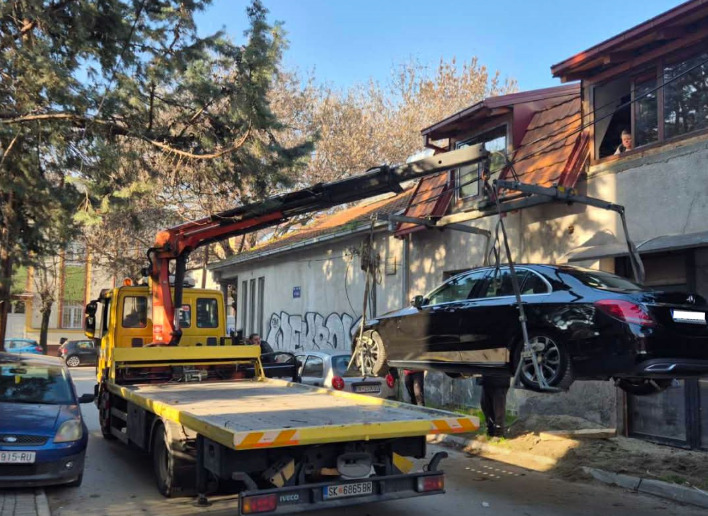 Изминатата седмица санкционирани 𝟣𝟣𝟦 непрописно паркирани возила на територијата на општина Центар