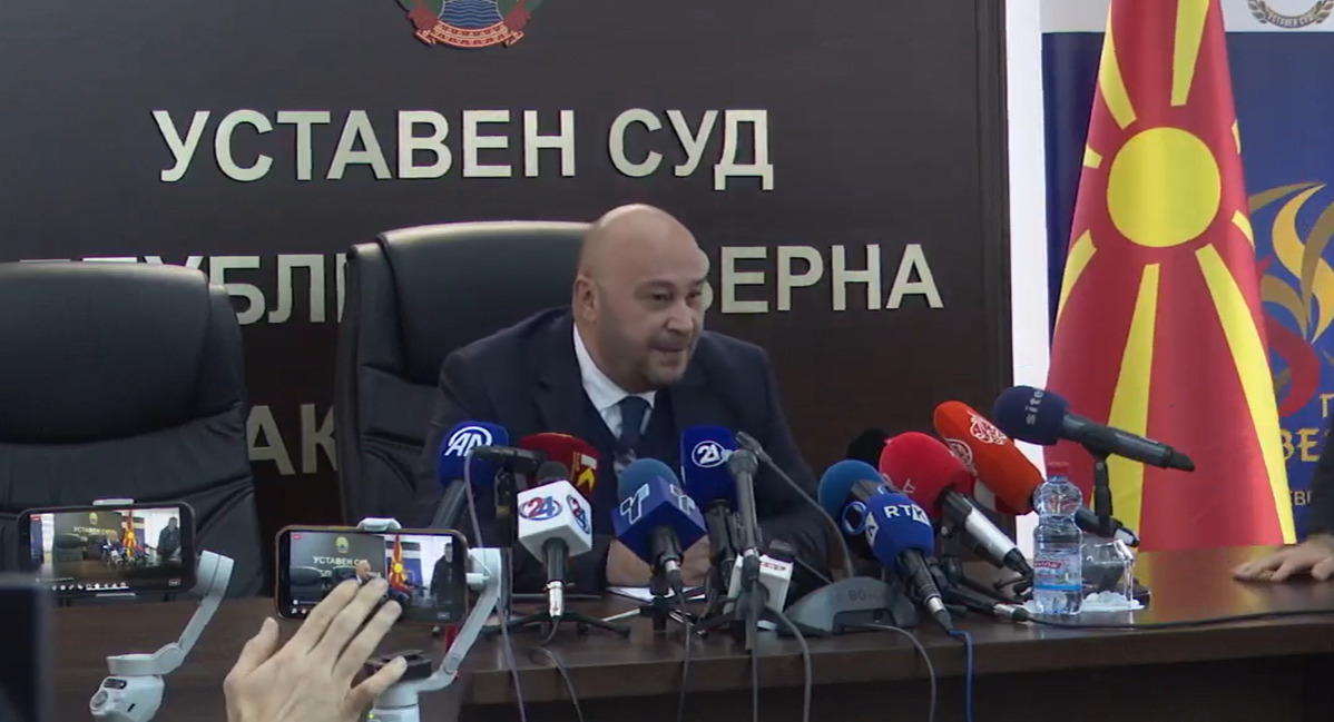 Костадиновски: И покрај притисоците и влијанијата, Уставниот суд остана цврст столб на правната држава
