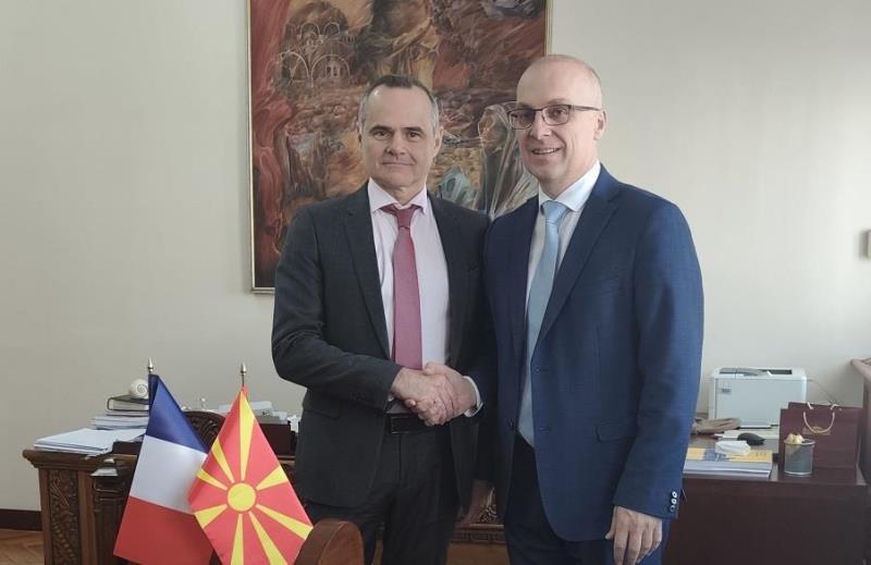 Милошоски и францускиот амбасадор Риголе: Потребно е продолжување на процесот на проширување на ЕУ