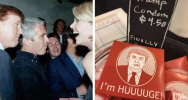 Објавени се нови фотографии од познати личности со Епштајн, ликот на Трамп на фотка со персонализирани презервативи