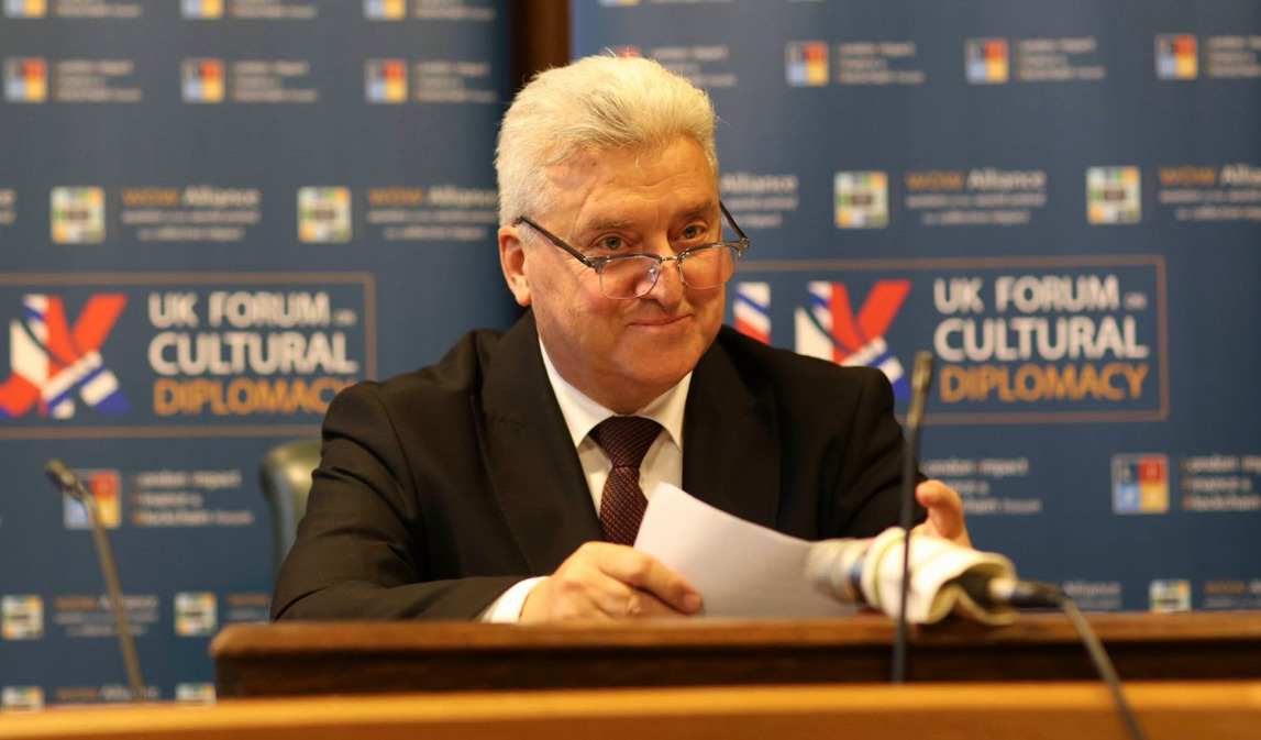 Ѓорге Иванов се обрати на Меѓународен симпозиум во британскиот Парламент