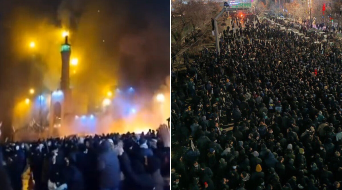 (Видео) Продолжуваат протестите во Иран, насилството ескалира