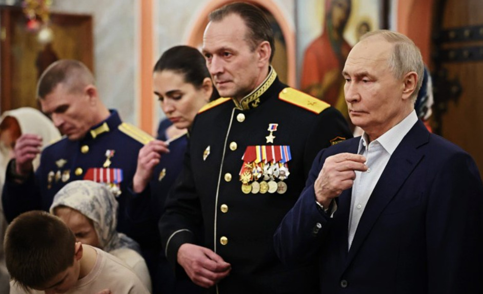 (Видео) Руски независни медиуми: Путин го прослави Божиќ во тајна воена база