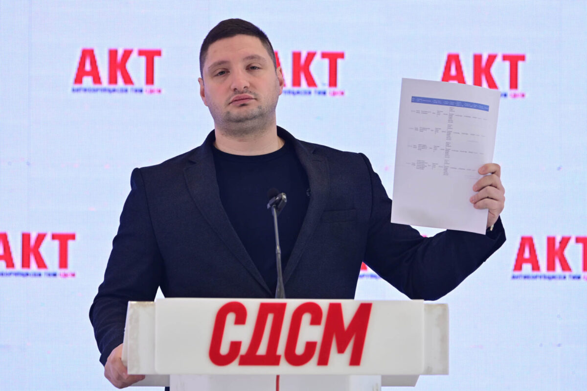 (Видео) Фрчкоски од СДСМ обвинува: 51 тендер добила иста фирма по локалните избори