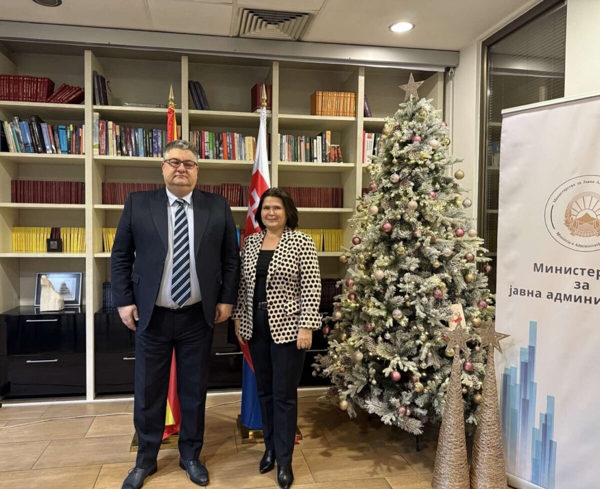 Минчев на средба со амбасадорката на Република Словачка