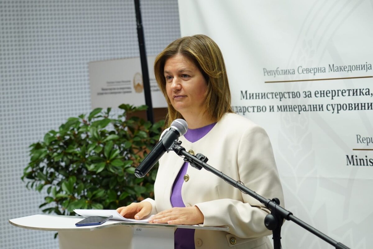 Божиновска: Државата воведува ред во енергетиката, усвоен Годишниот план за изградба на енергетски објекти за 2026 година