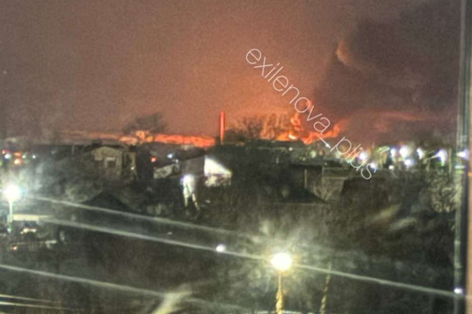 (Видео) Напад со ХИМАРС врз Белгород, гори нафтено складиште во Луганск, се шират снимки