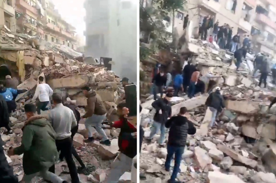 (Видео) Се урнаа згради во Либан: шест лица загинаа
