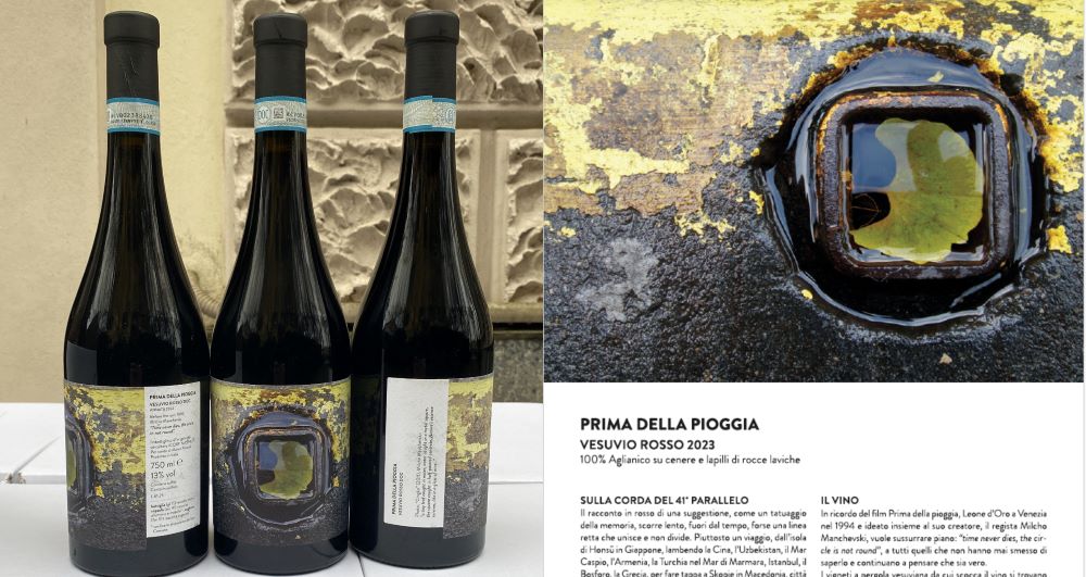 Во Италија промовирано ново вино „Пред дождот“ инспирирано од филмскиот класик на Манчевски