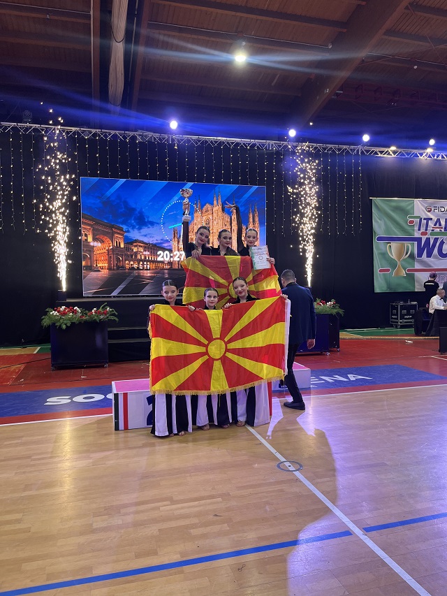 Македонските танчери од „Dancers United“ со огромен успех на Italy World Cup 2026